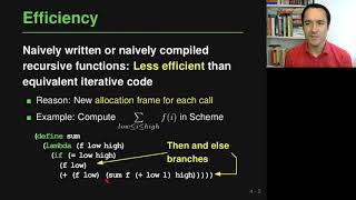 Lecture "Control Flow (Part 5, Recursion)" of "Programming Paradigms"