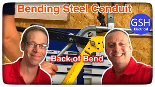 How to Bend Steel Conduit to the Correct Measurement from the End of the Conduit to Back of the Bend