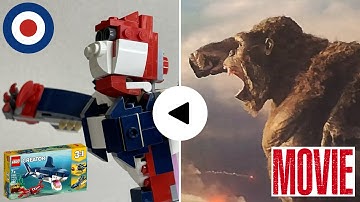 LEGO Creator 31088 Alternative build tutorial KONG、レゴクリエイター31088をコングに組み替え