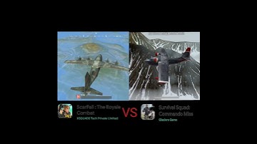 Scarfall Airplane Vs Survival Squad Commando Mission Airplane