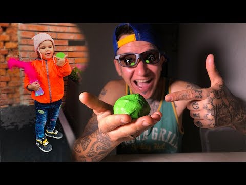 Слайм без рецепта! Папа и дочь!пранк как сделать слайм LunaTop TV