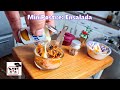 🤏🏻Mini Postre Ensalada de Zanahoria| Sección COMIDA MINIATURA| Set de cocina mini para comida Real