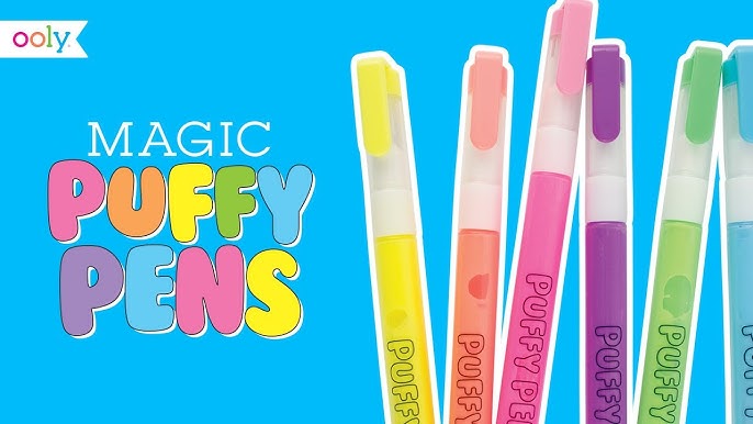  RJDJ DIY Bubble Popcorn Drawing Pens, Magic Puffy Pens