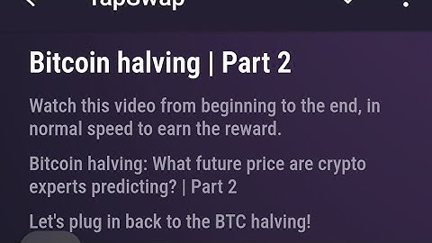 Bitcoin Halving Part 2 Tapswap Code|Tapswap Bitcoin Halving Part 2|What Future Price Crypto Experts