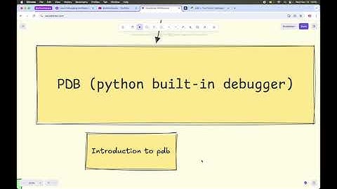 7. Python Builtin Debugger PDB | Learn Debugging and Resolving Errors in Python