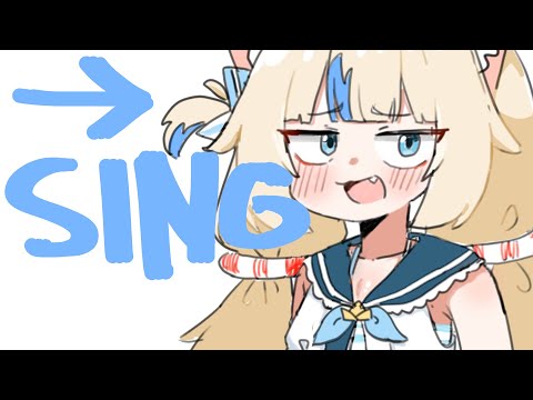 【KARAOKE】singing!