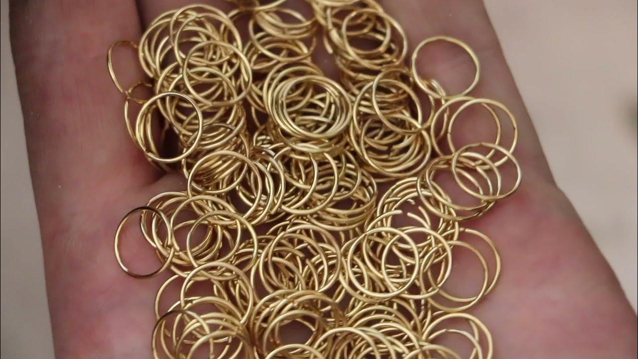 making gold chain handmade 18k gold jewelry YouTube