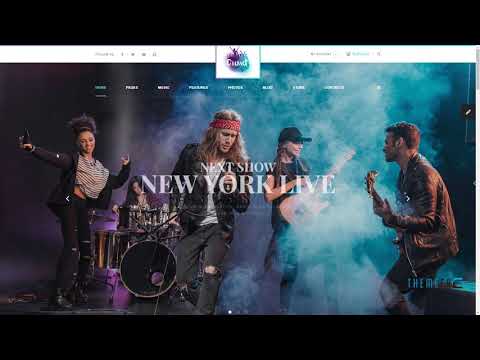 TheCrowd - Rock Band Page HTML Template with Page Builder        Caid