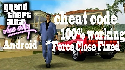 How to use cheat code in GTA Vice City (100% working) Android