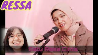 RESSA - Satu Rasa Cinta (Dipopulerkan oleh Arief) | Reaction!