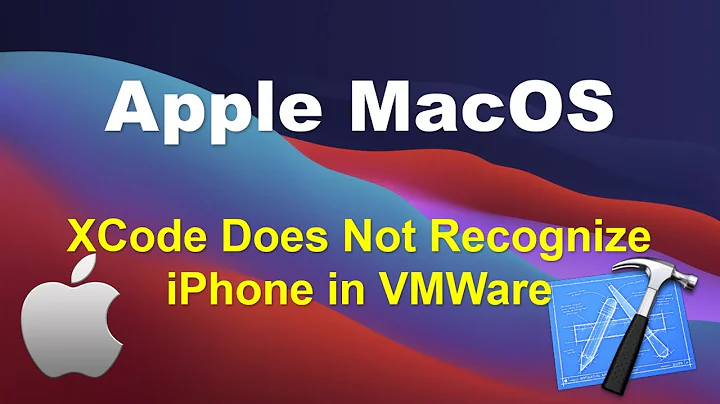 Mac Xcode does not recognize iPhone in VMWare