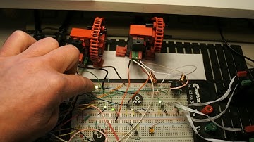 Arduino Mega2560 episode 88 : fischertechnik, motors, wiring, value, AVR C, monitor, SPI