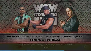 WWE 2K24 Hollywood Hogan, Hart '92, Ford Req. Triple Threat Elm. Match WCW World Heavyweight Tittle
