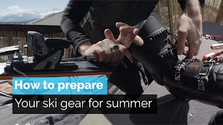 How to Prepare Your Skis, Bindings, Ski Boots and Clothing for Summer screenshot 3