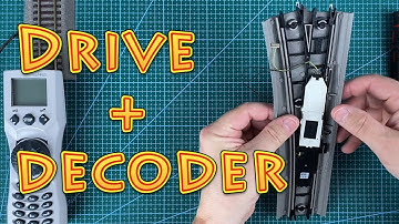 Episode 13 - Installing a Digital Turnout Drive with DCC Decoder ROCO 42624 [subtitles]