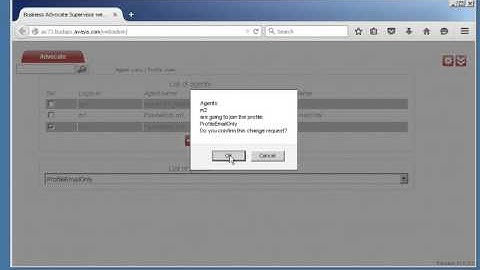 AIC BA Web Admin - Supervisor view