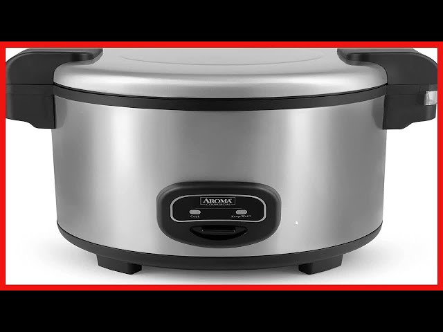 Aroma 60 Cup Commercial Rice Cooker Big Large Business Restaurant