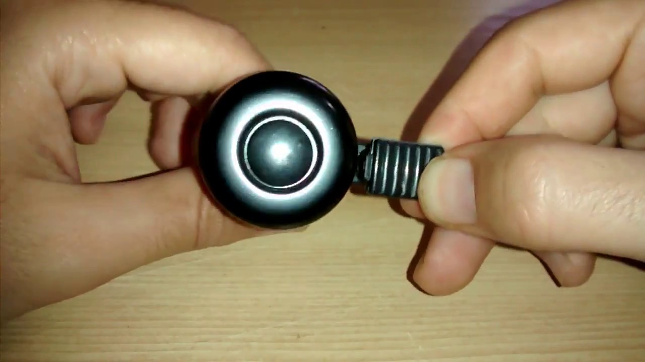 Campanello Bici Divertente A Forma Di Topolino – Nero – Accessorio Per Bambini