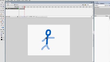 Macromedia Flash animation Tutorial(Stick man animation)