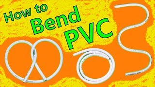 HOW TO BEND PVC PIPE EASY! In this video, I show you an EASY way to Bend and Shape PVC Pipe into almost any design you 