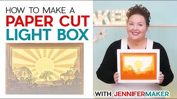 Paper Cut Light Box Tutorial in Cricut Design Space