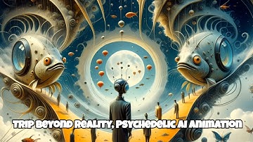 A Journey Through A Surreal World  4k Ai Generated Video
