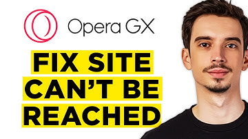 How To Fix Opera GX This Site Can