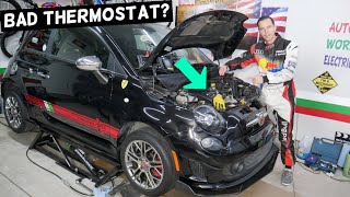 SYMPTOMS OF BAD THERMOSTAT FIAT 500, FIAT 500 OVERHEATING