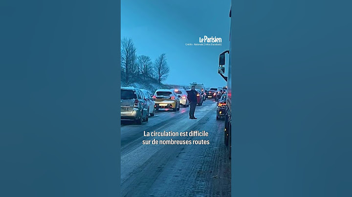 Neige et verglas : bouchons, galère dans les transports... le point sur la situation