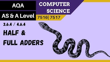 112. AQA A Level (7517) SLR16 - 4.6.4 Half and full adders