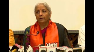 Smt Nirmala Sitharaman's press conference in Ahmedabad, Gujarat