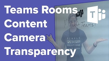 Microsoft Teams Room Content Camera Whiteboard Transparency
