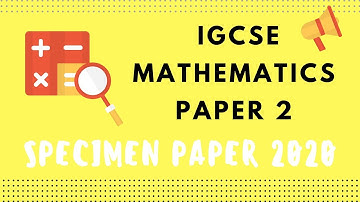 Specimen Paper 2020 Paper 2 Walk Through Guide & Review *Audio Voice Over