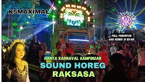 Sound Horeg Raksasa Hanya Karnaval Gampingan🔥Full Penonton Sampek Rakenek di Biyak🔥Gampingan-Malang