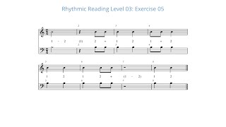 Rhythmic Reading Level Three : Exercise 05