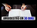 30 DIAS PARA SER AMBIDESTRO | FIZ TUDO DE MÃO ESQUERDA