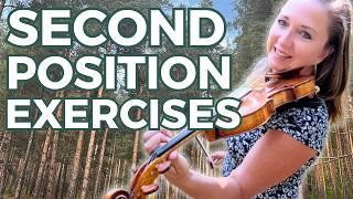 Second Position Violin Exercises | Make Second Position Easy (Scales, Anchors & Intonation)