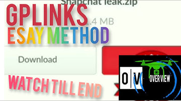 Easy Method of GPLINKS Download???|How to get direct download on website!!!Watch till end.