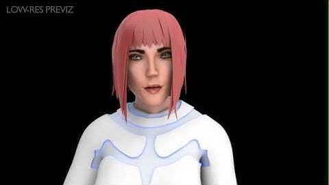 Facial Animation Modo