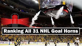 Ranking All 31 NHL Goal Horns (2018-19 Edition)