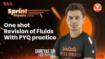 Fluids Class JEE Physics 👉One Shot Revision With PYQ Practice - L9| JEE 2023 | V JEE Enthuse English