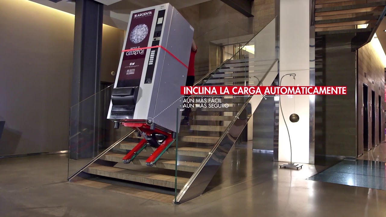 Carretilla sube escaleras oruga electrica automática a bateria para subir  escaleras precio ecónomico