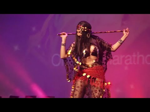     الراقصة سهر سمارة ورقص بالعصاية مع أغنية يا سهر