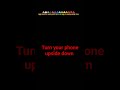 turn your phone upside down #upsidedown #subscribetomychannel #phone #short #liketomychannal #shorts