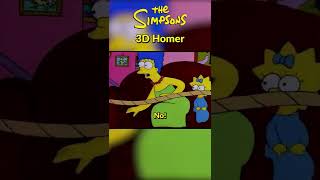 Homer Turns 3D | The Simpsons #Shorts