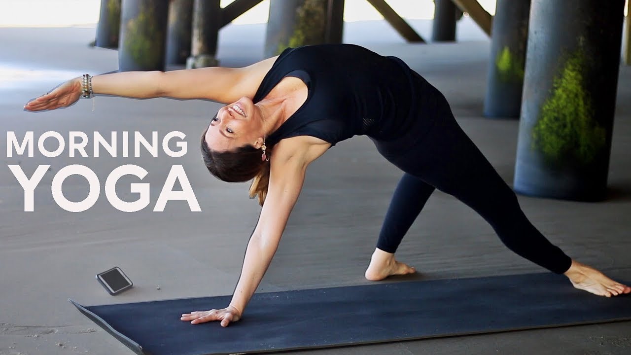 20 Minute Morning Yoga (For Energy) | Fightmaster Yoga Videos