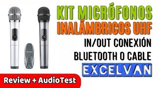 Excelvan  K18U  Micrófonos Inalambricos Profesionales | UnBoxing Review en Español
