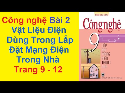 vật liệu cách điện của mạng điện trong nhà