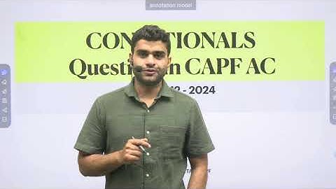 All Conditionals Questions asked in CAPF AC Grammar from 2012 to 2024.