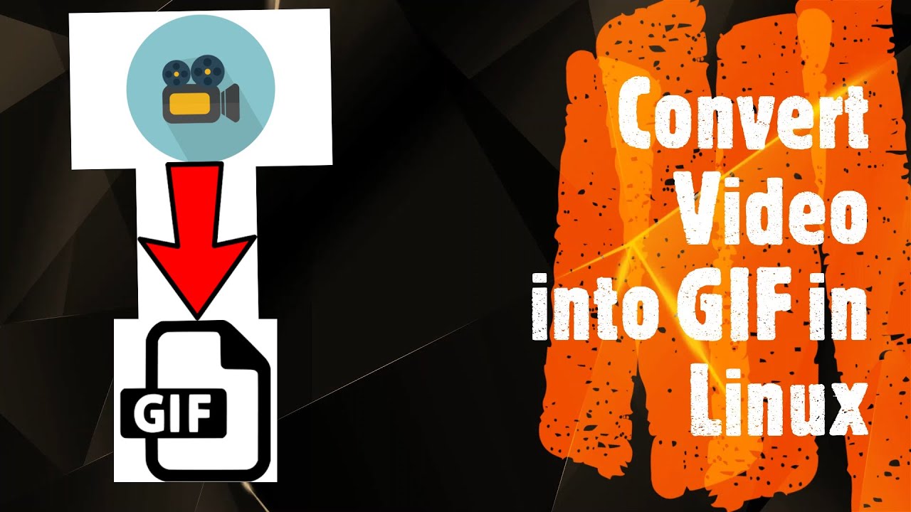 How to Convert video into gif in Linux using ffmpeg